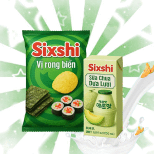 Sixshi Xanh Mát – Rong Biển & Dưa Lưới